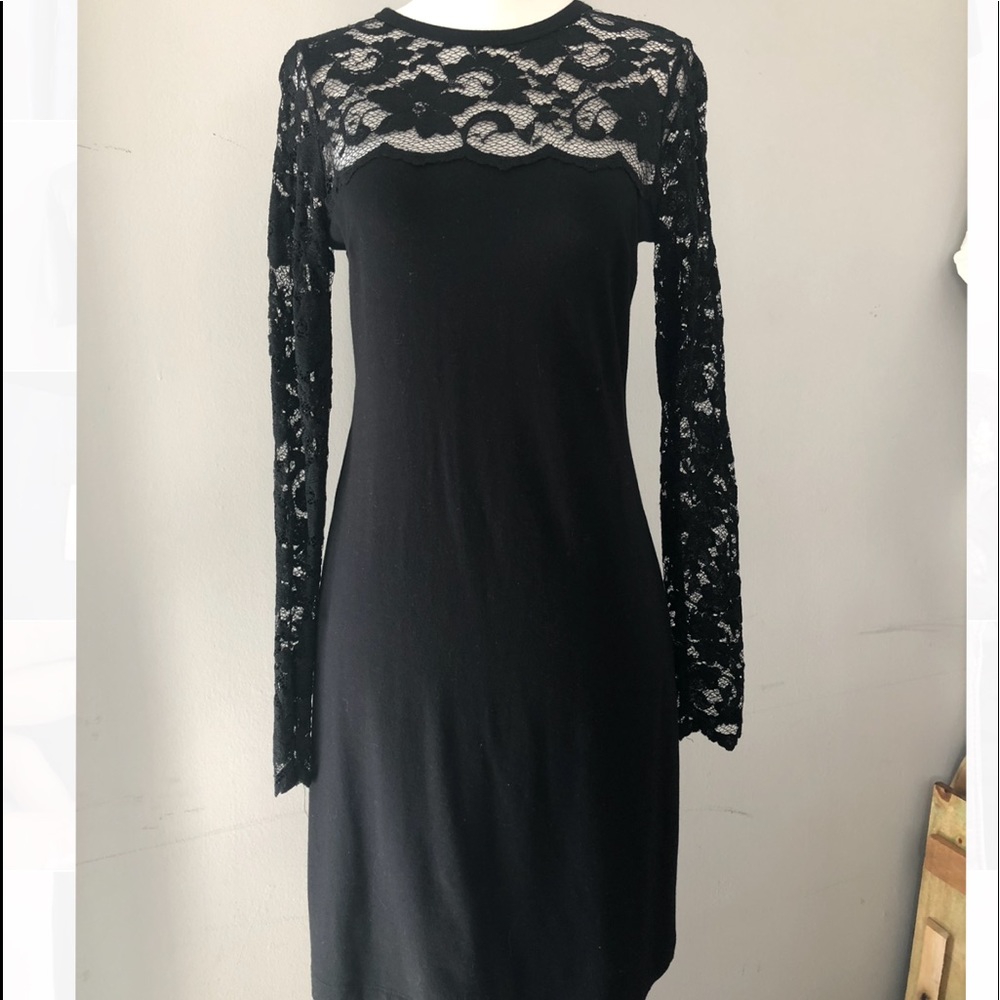 Karen Kane Black lace Cocktail dress